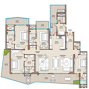 Cocoa County Sector 88A Gurgaon - Floor Plan