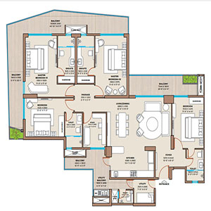 Cocoa County Gurgaon - Floor Plan