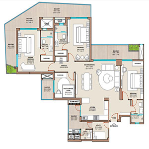 Cocoa County Gurgaon - Floor Plan